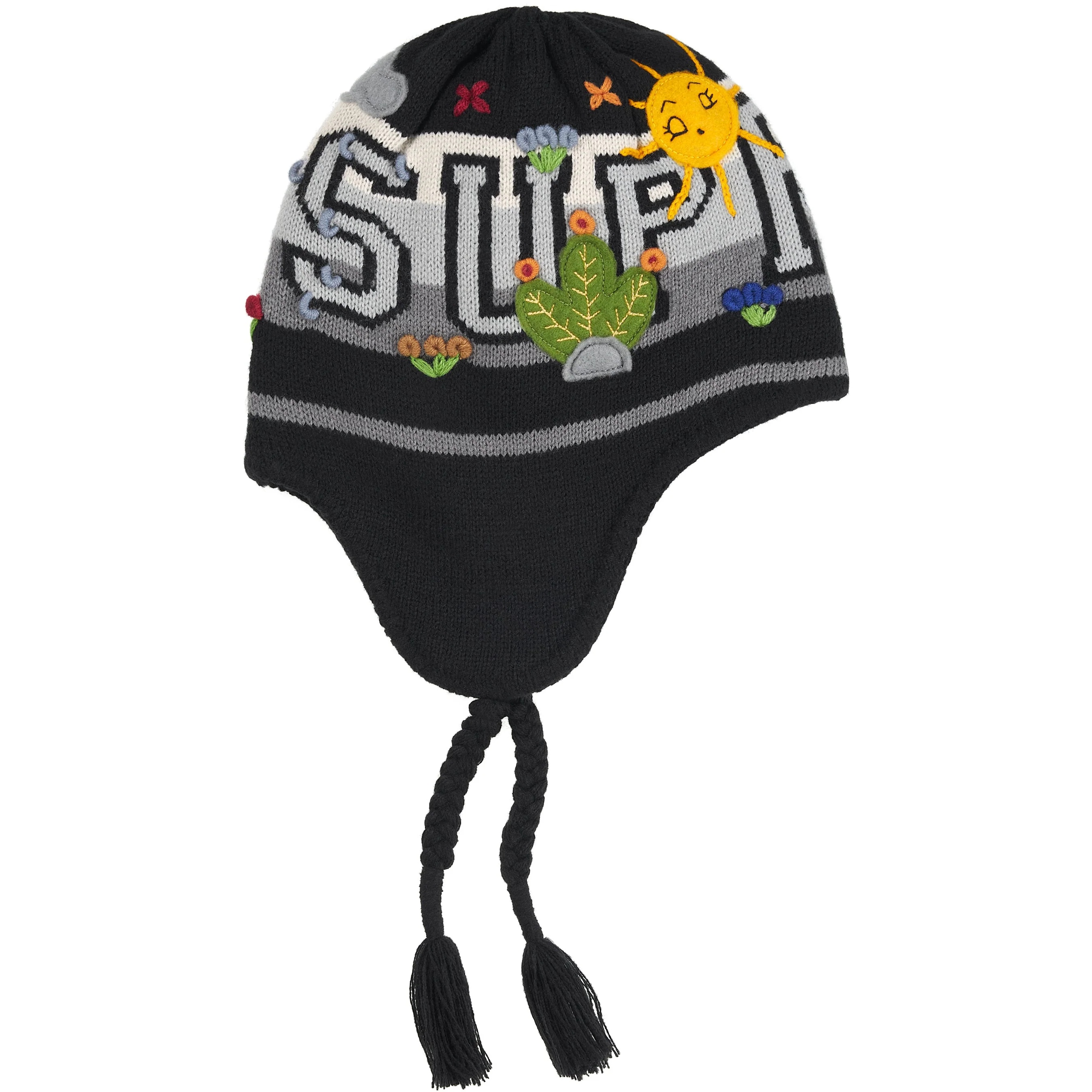 Felt Appliqué Earflap Beanie view 9